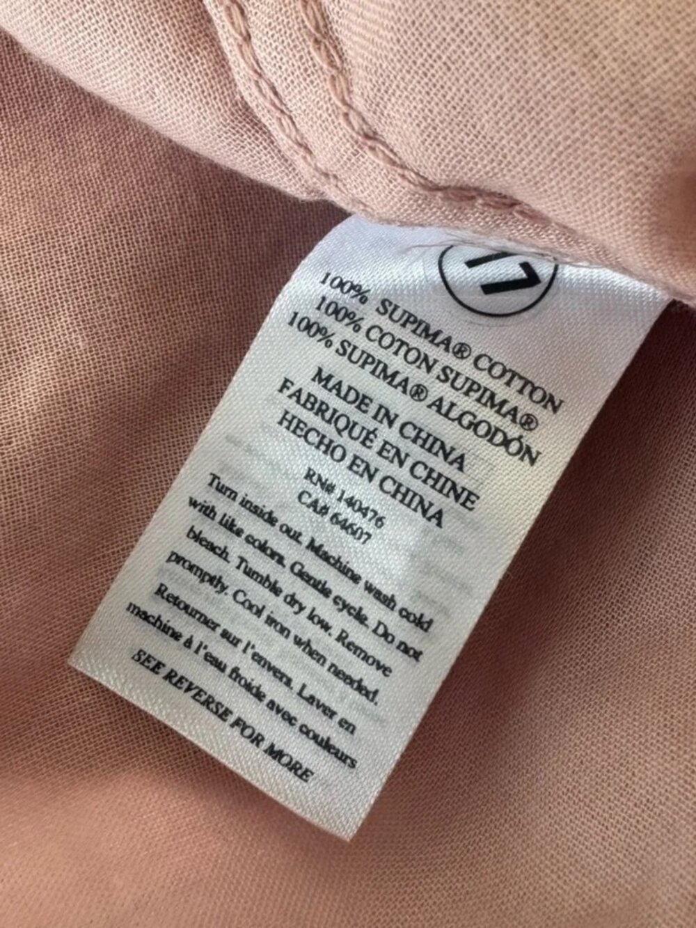 Faherty Sunwashed Chambray Shirt: Pink Sz L - Picture 4 of 9